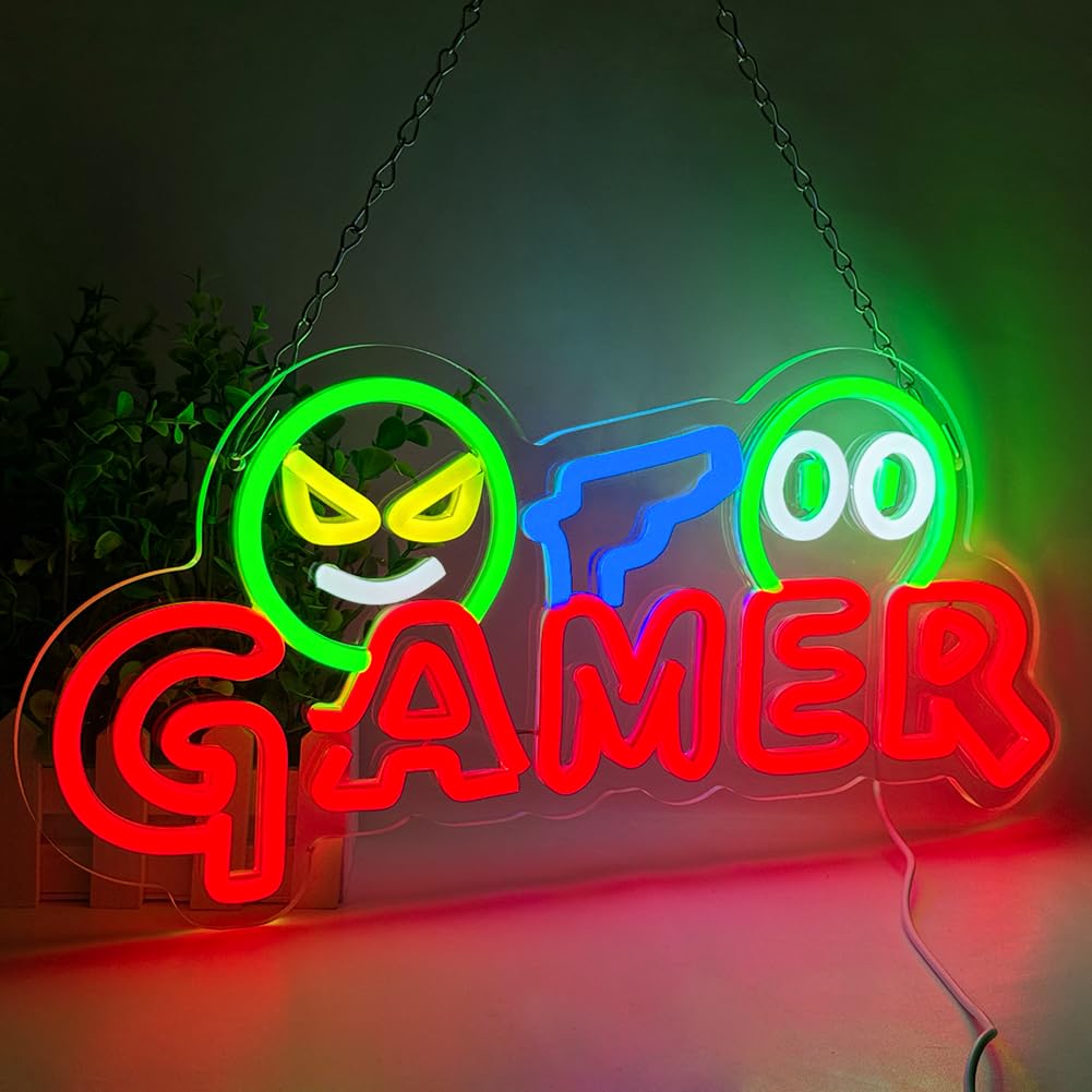 Party Games Christmas - Luminária de Neon LED Personalizável para