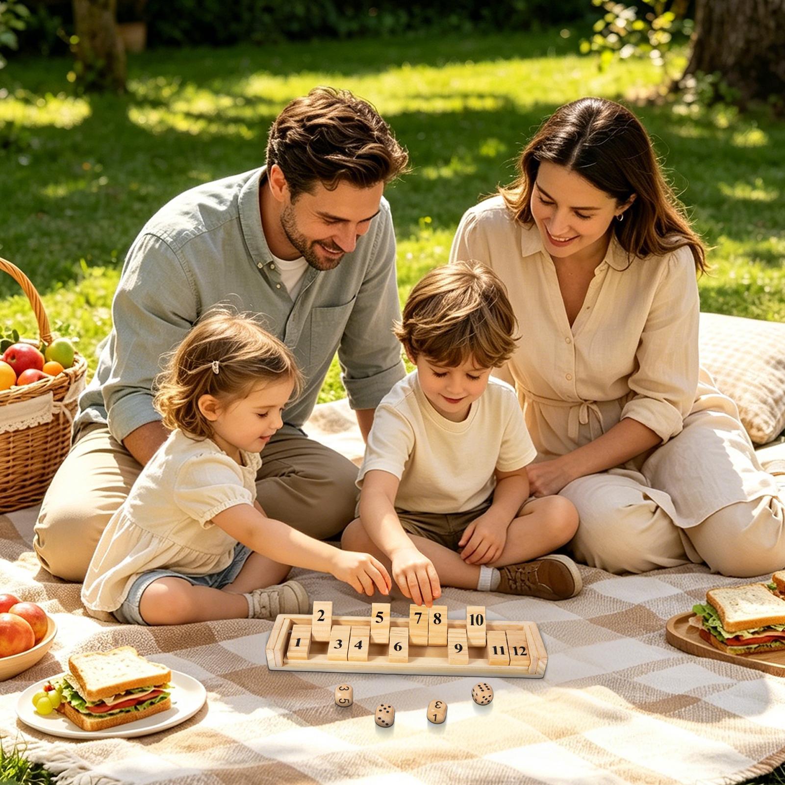 Party Games Usa - Jogo Shut The Box, Jogo de
