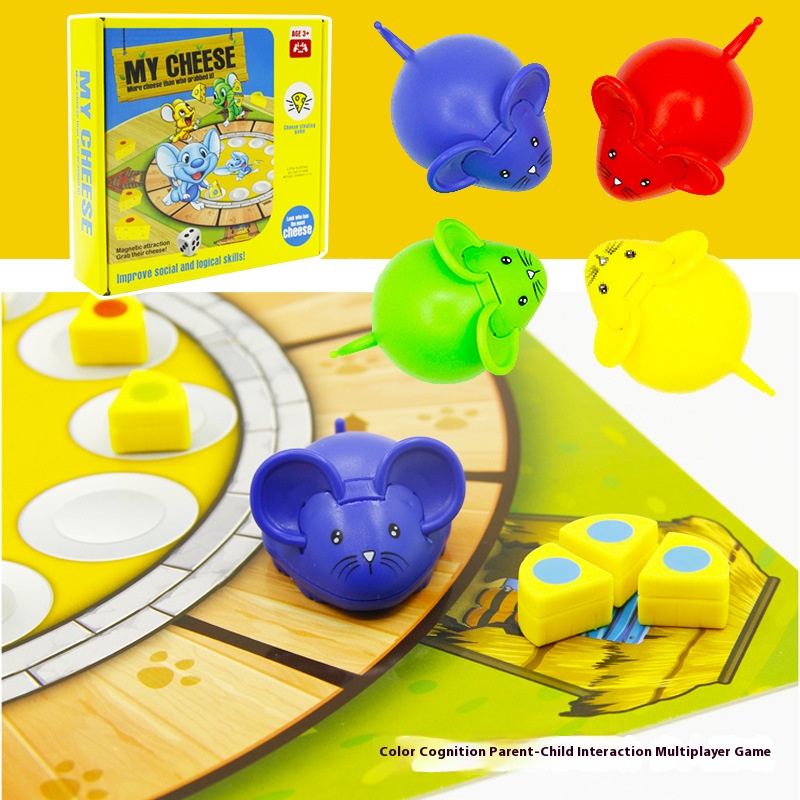 Party Games Multiplayer - Rato queijo crianças jogos de tabuleiro