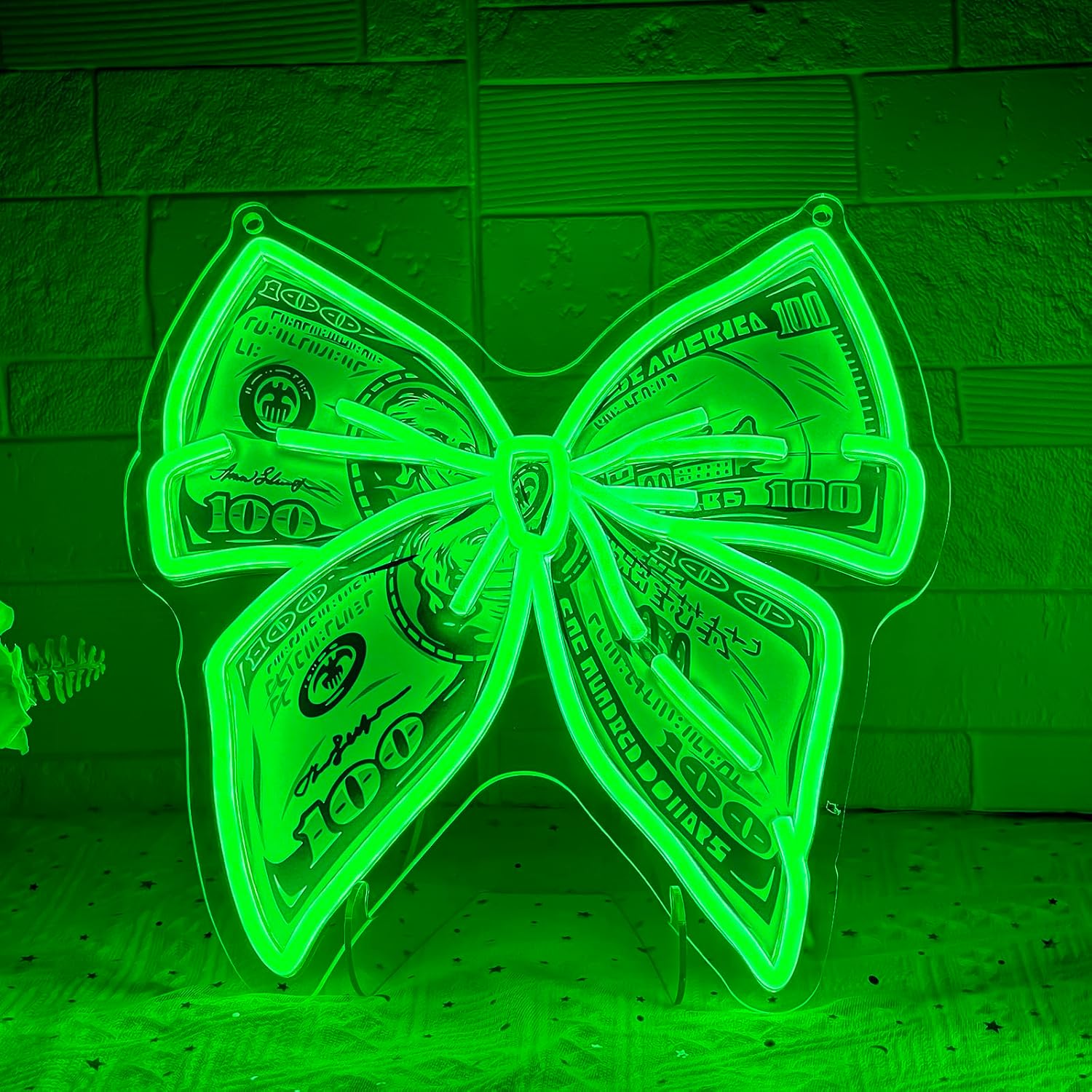 Party Games Shop - Letreiro Neon 'Money' com Alimentação USB,