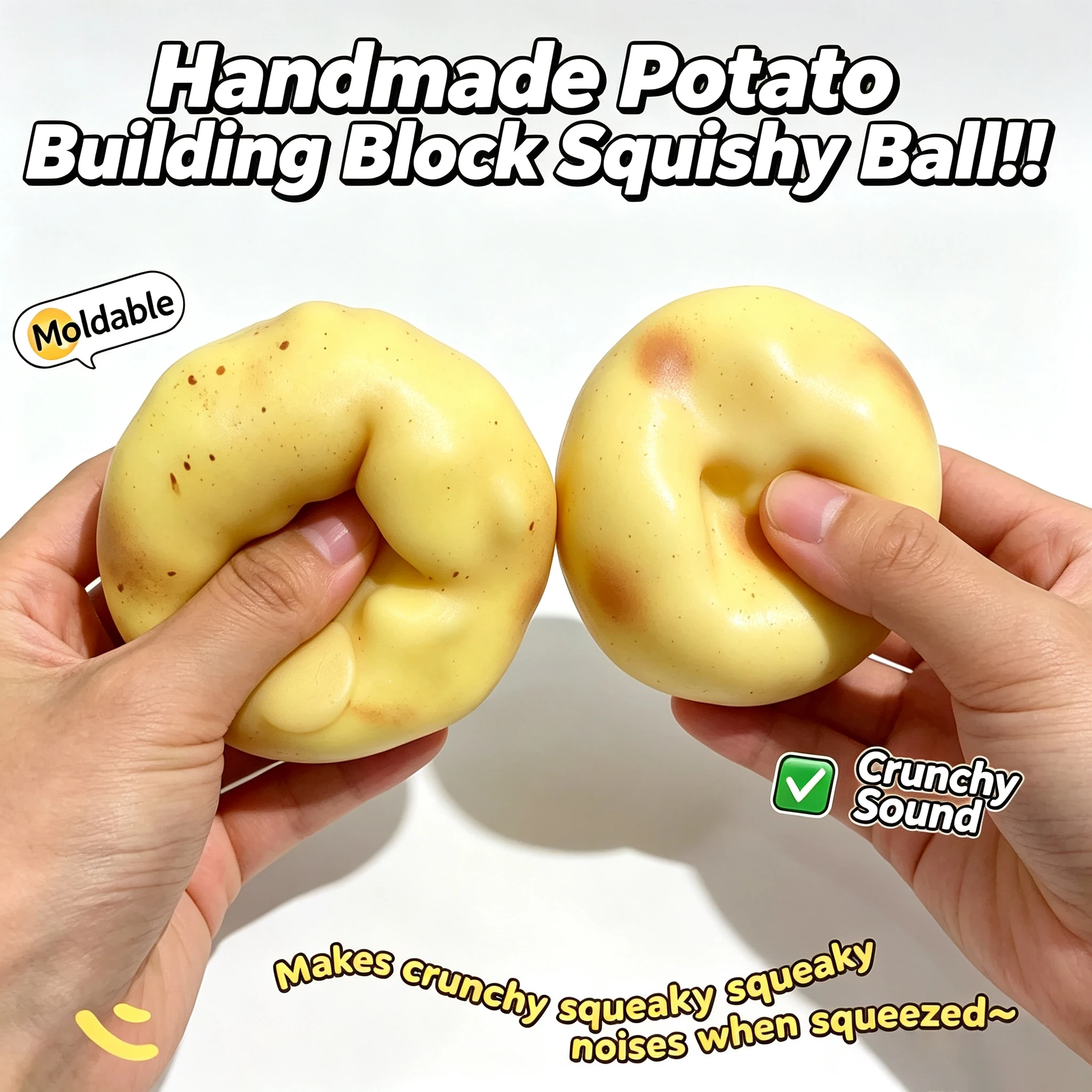 Party Games For Adults - Bola Anti-stress Crocante de Batata, Brinquedo