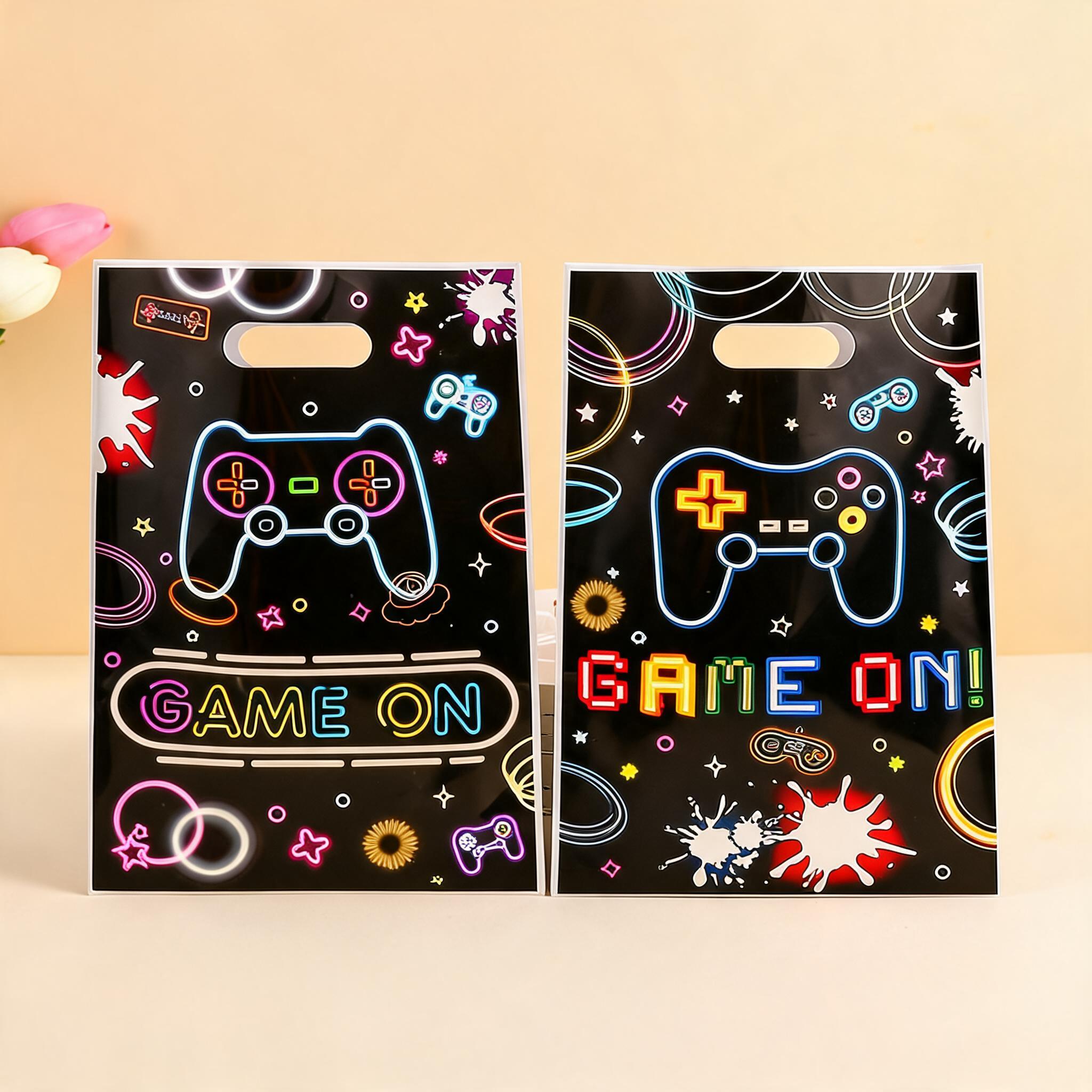 Party Games Engagement - 30 Sacolas de Presente Pretas com