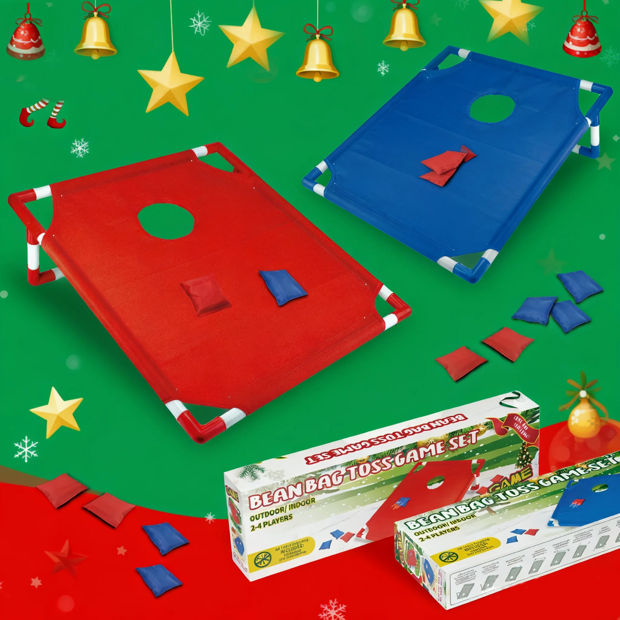 Cornhole Board Set - Conjunto de jogos Cornhole portátil com