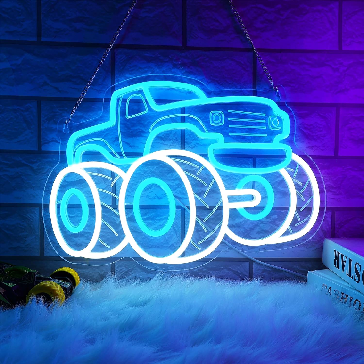 Party Games Shop - Letreiro Neon de Caminhão com LED