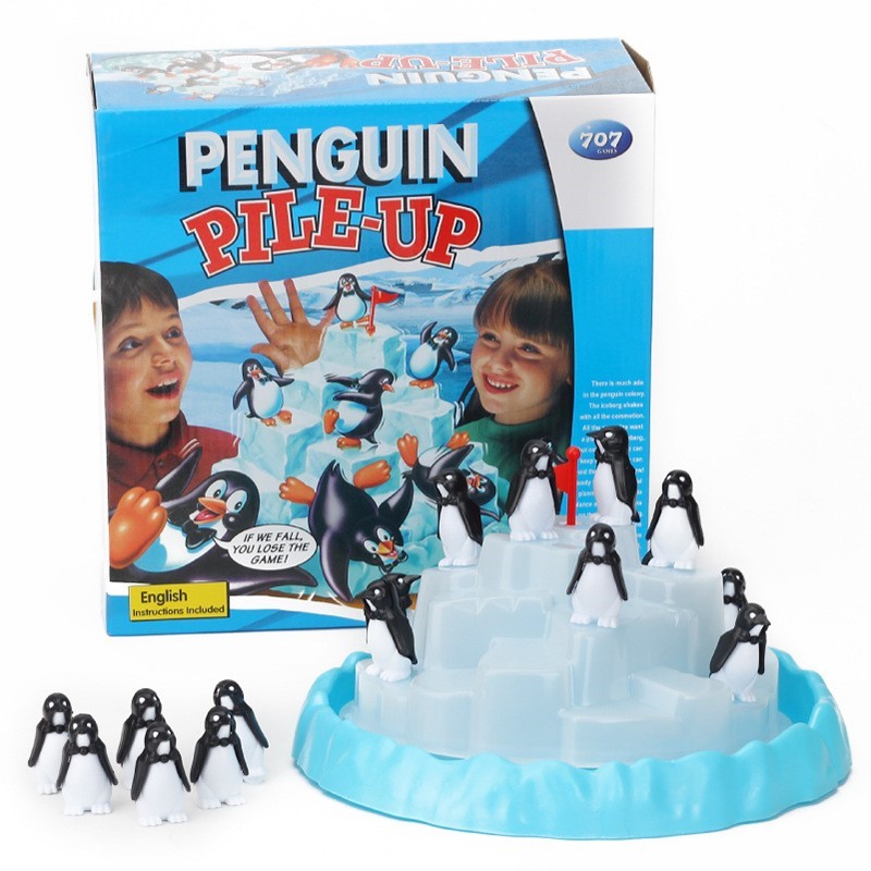 Party Games Adult Birthday - Brinquedo de Empilhar Pinguins Iceberg: Jogo