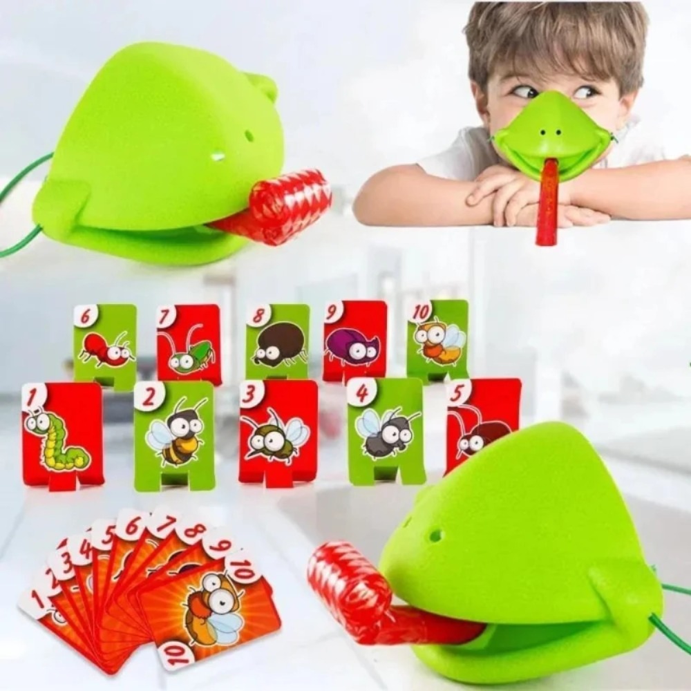 Party Games Cards - Máscara de Sapo Lagarto com Língua