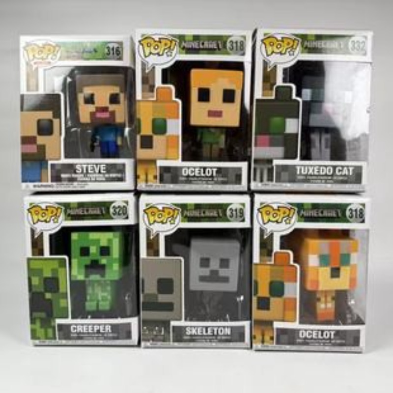Party Games Minecraft - Figura Funko Minecraft Steve Creeper, Modelo