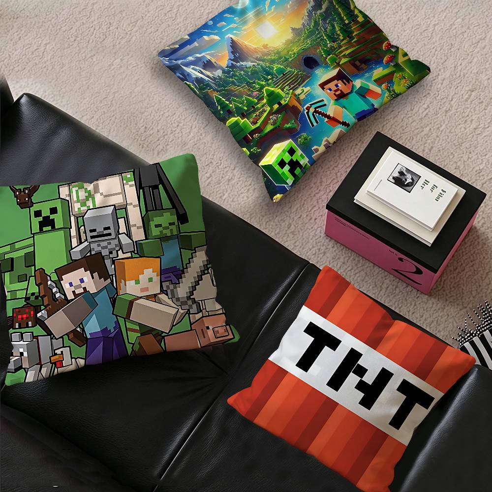 Party Games Minecraft - Capa de Almofada Personalizada do Jogo