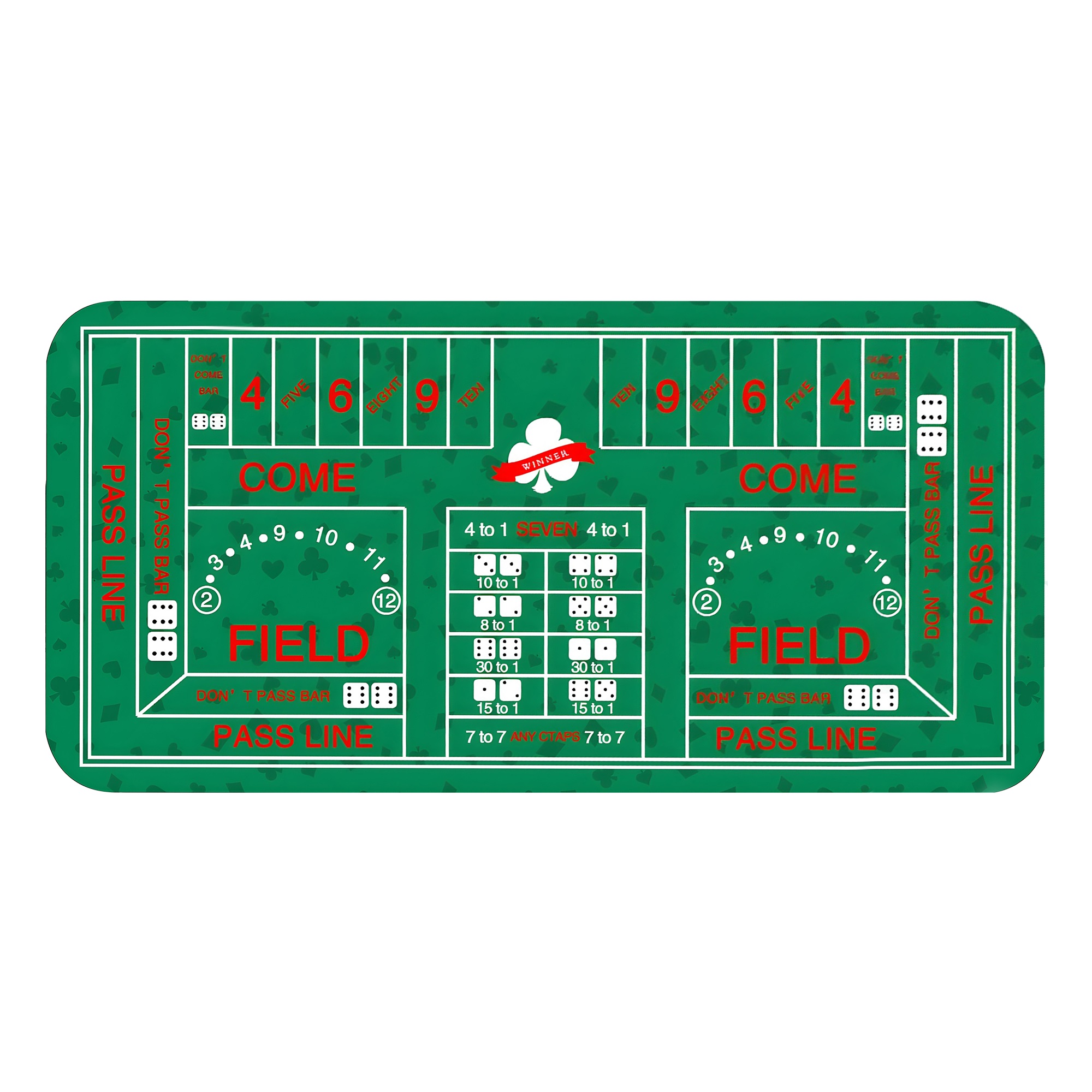 Party Games Cards - Tapete de Jogo de Dados com