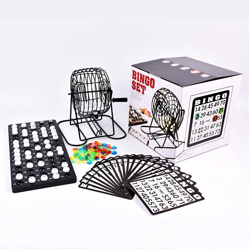 Party Games For Adults Large Group - Máquina de loteria de bingo, conjunto