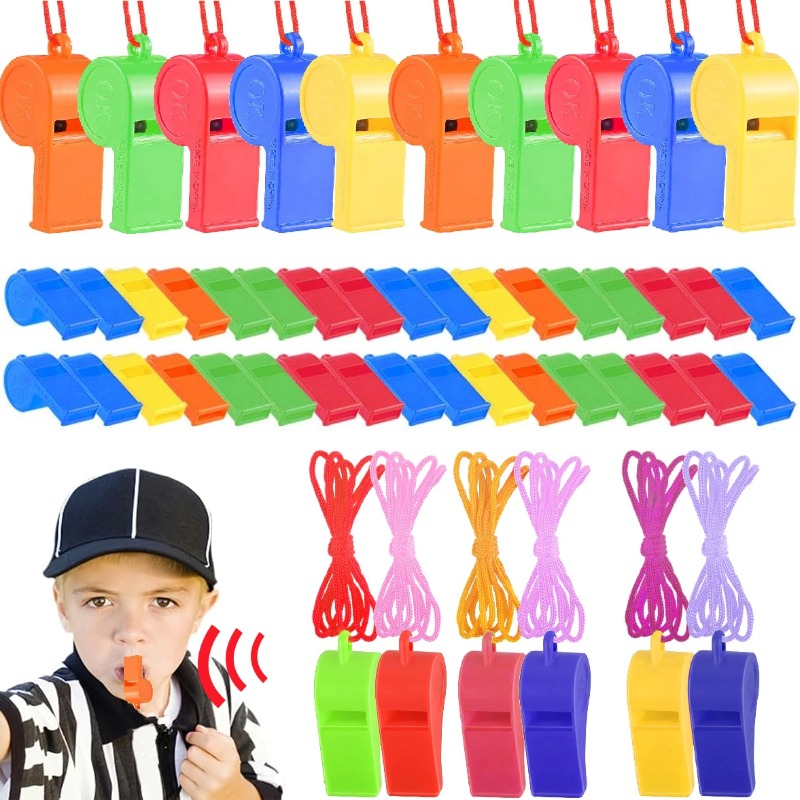 Party Games Adult Birthday - 100 pçs aleatoriamente colorido apito de
