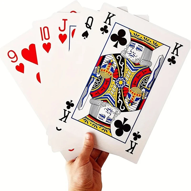 Party Games Adult Birthday - Cartas de Baralho Super Jumbo Gigantes