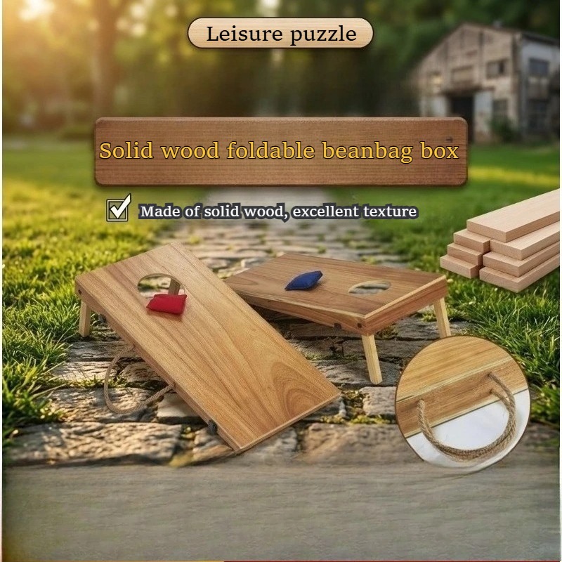 Conjunto de Cornhole de Madeir - Cornhole Board Set avaliação e preço