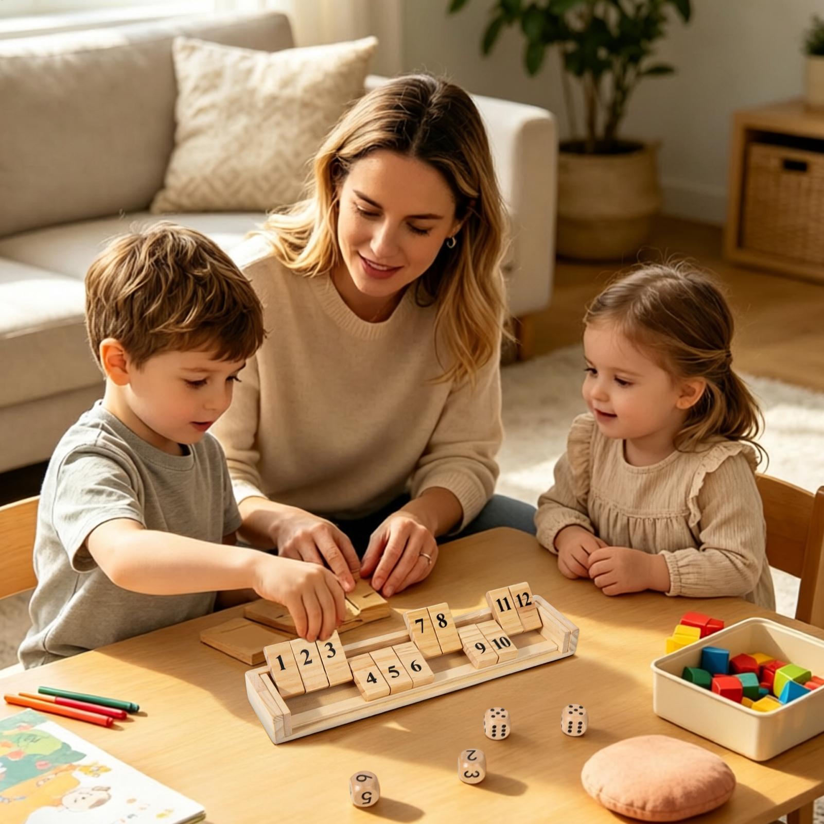 Jogo Shut The Box, Jogo de Tab - Party Games Usa avaliação e preço