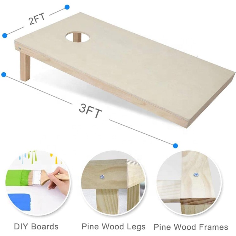Tabuleiro de jogo de cornhole  - Cornhole Board Set avaliação e preço