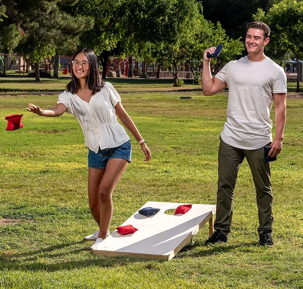 Tabuleiro de jogo de cornhole  - Cornhole Board Set avaliação e preço