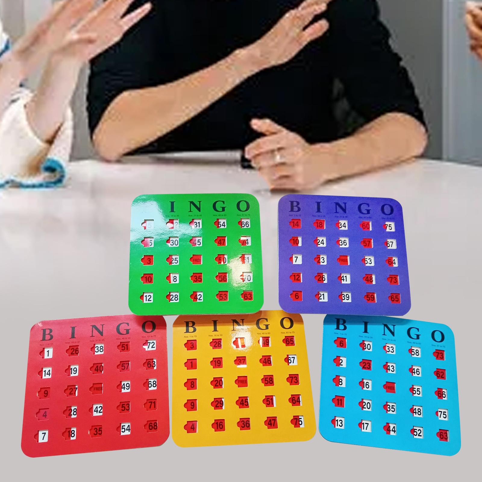 5 peças cartas de jogo de bing - Party Games For Adults Large Group avaliação e preço