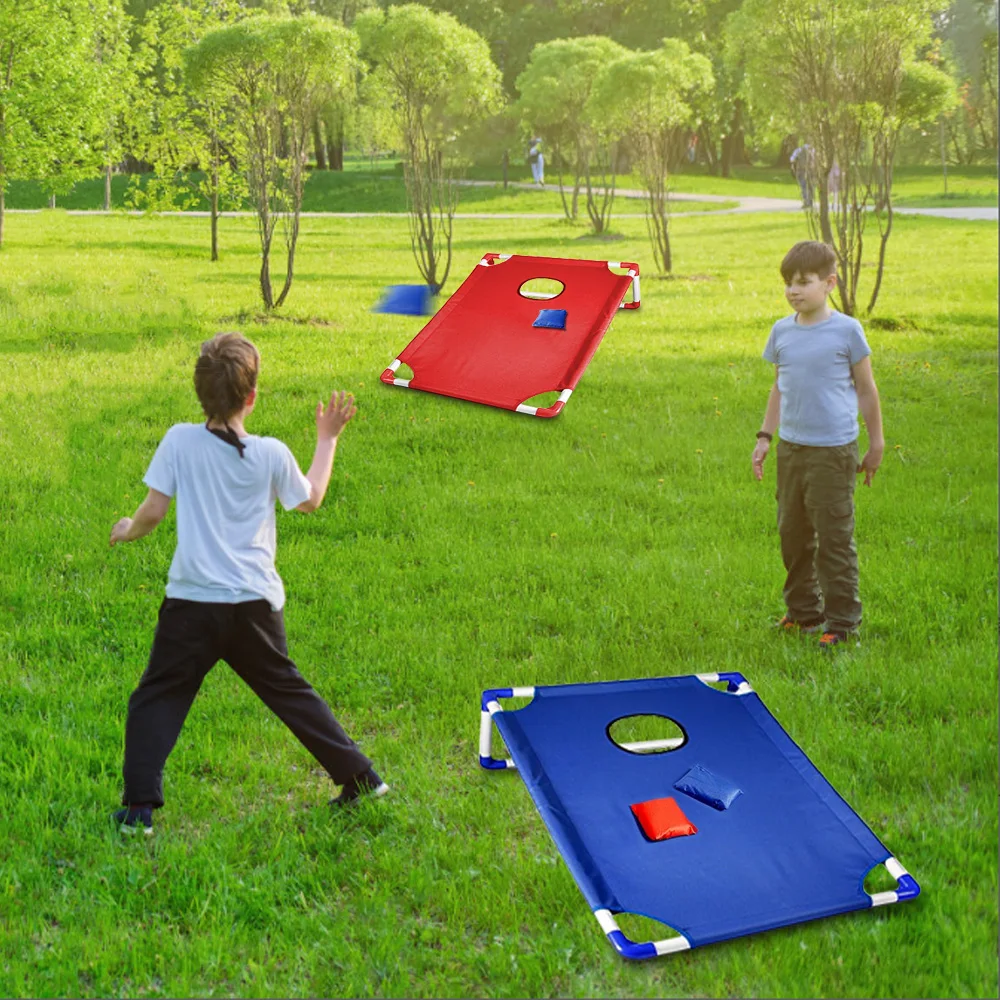Conjunto de cornhole portátil, - Cornhole Board Set avaliação e preço