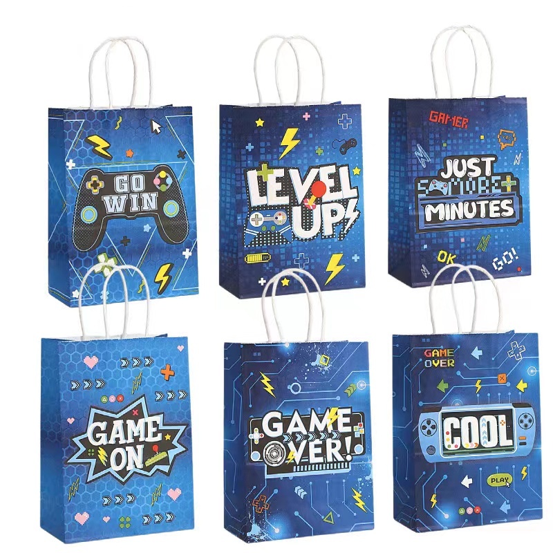 6/24 pçs videogame em tema sac - Party Games Engagement avaliação e preço