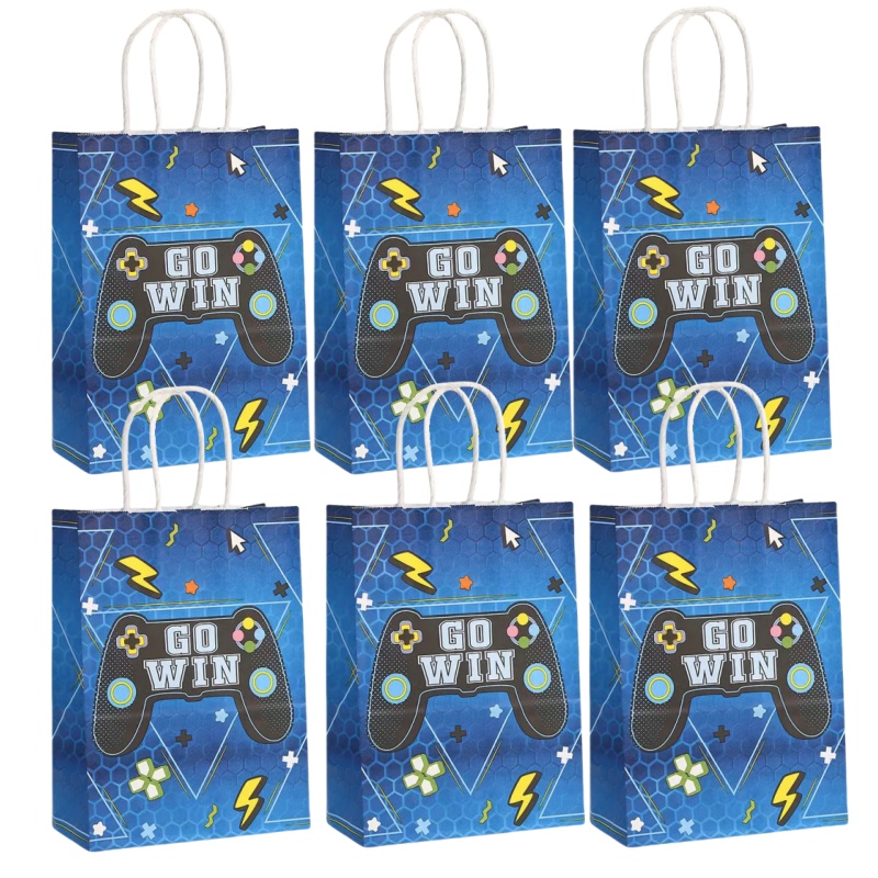 6/24 pçs videogame em tema sac - Party Games Engagement avaliação e preço