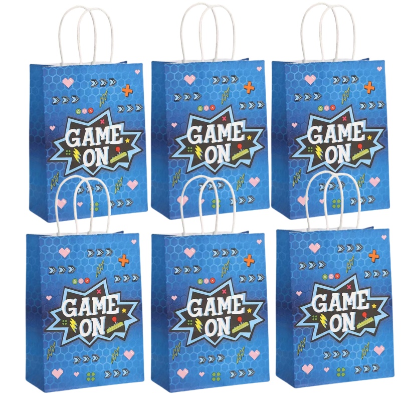 6/24 pçs videogame em tema sac - Party Games Engagement avaliação e preço