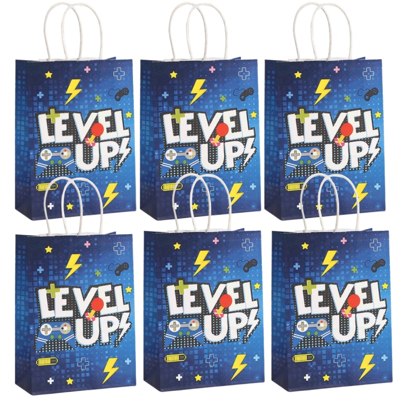 6/24 pçs videogame em tema sac - Party Games Engagement avaliação e preço