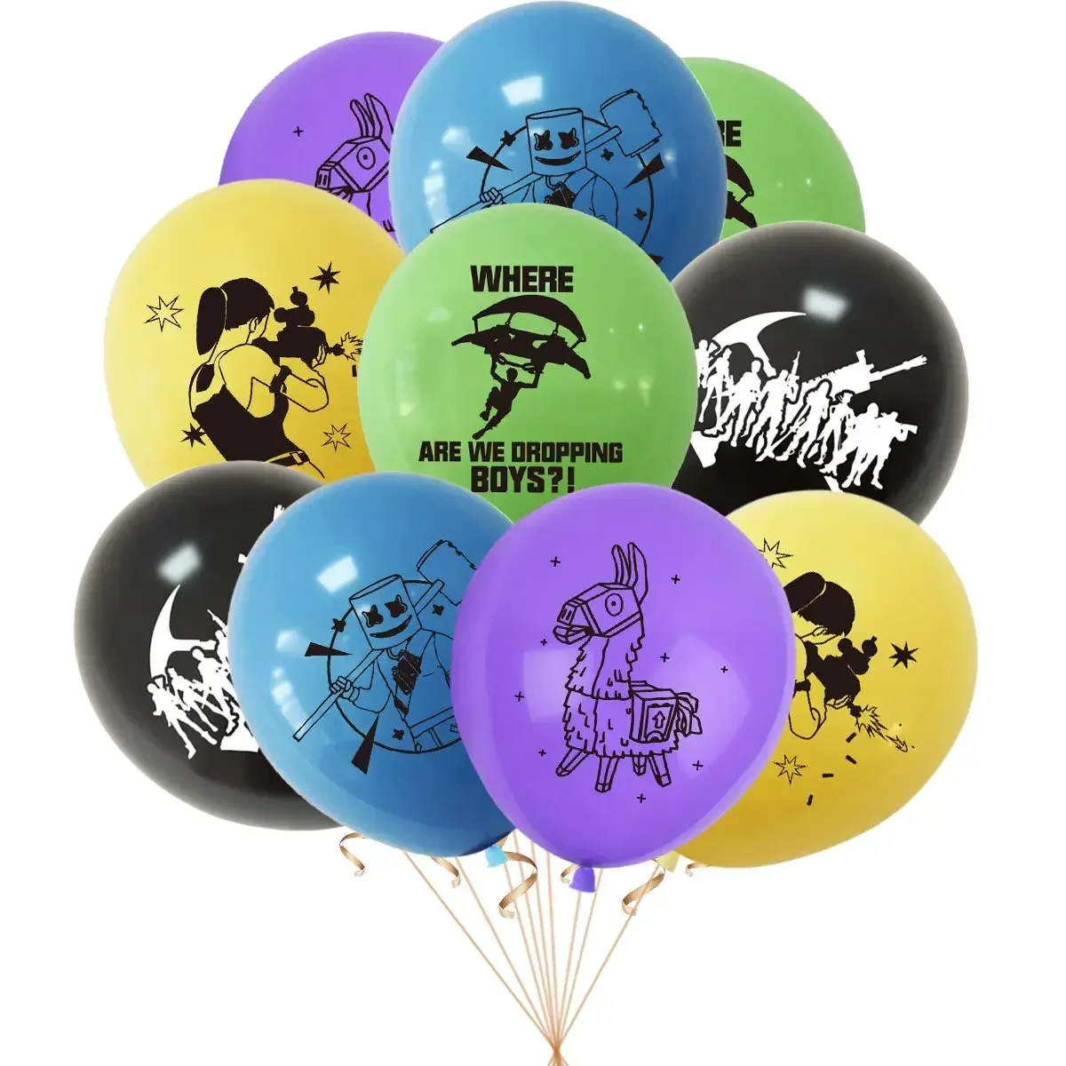 Balões Temáticos do Jogo Fortn - Party Games Adult Birthday avaliação e preço