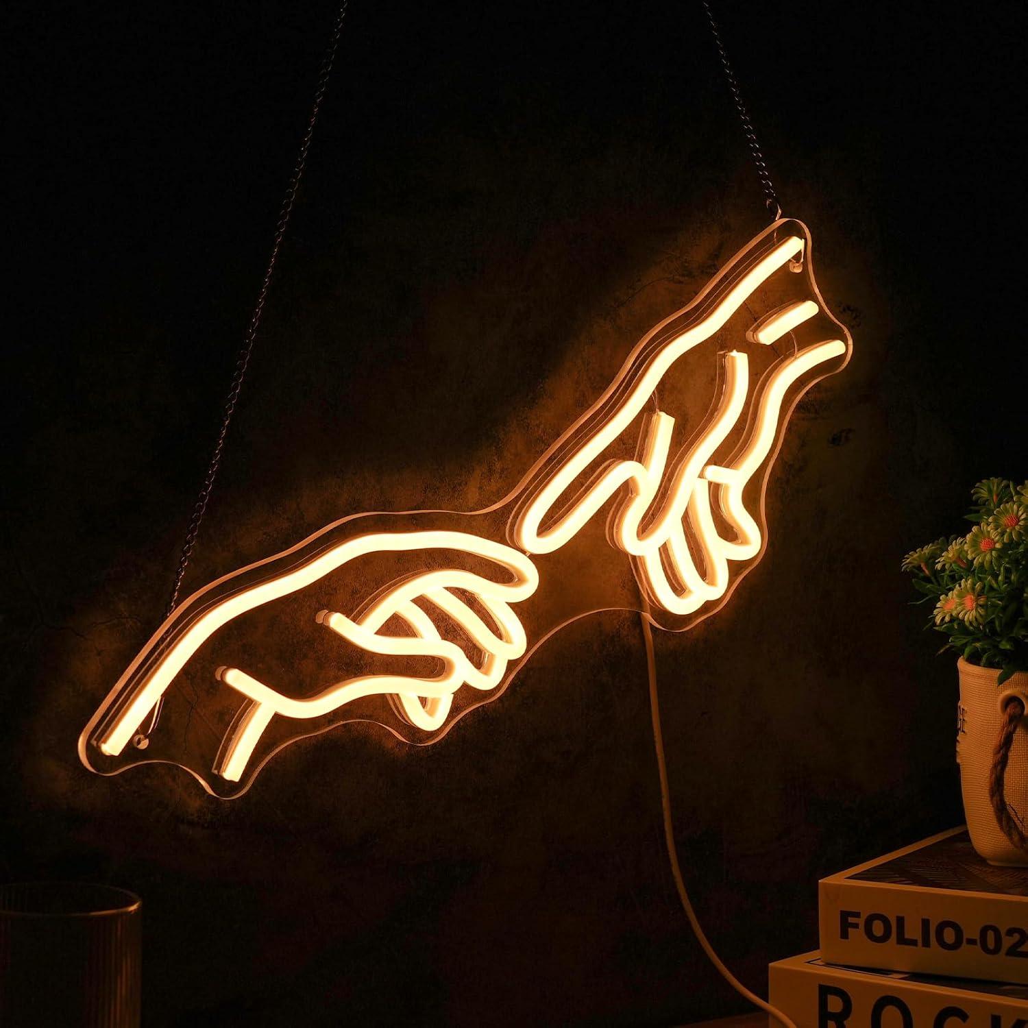 Letreiro Neon com Gestos das M - Party Games Shop avaliação e preço