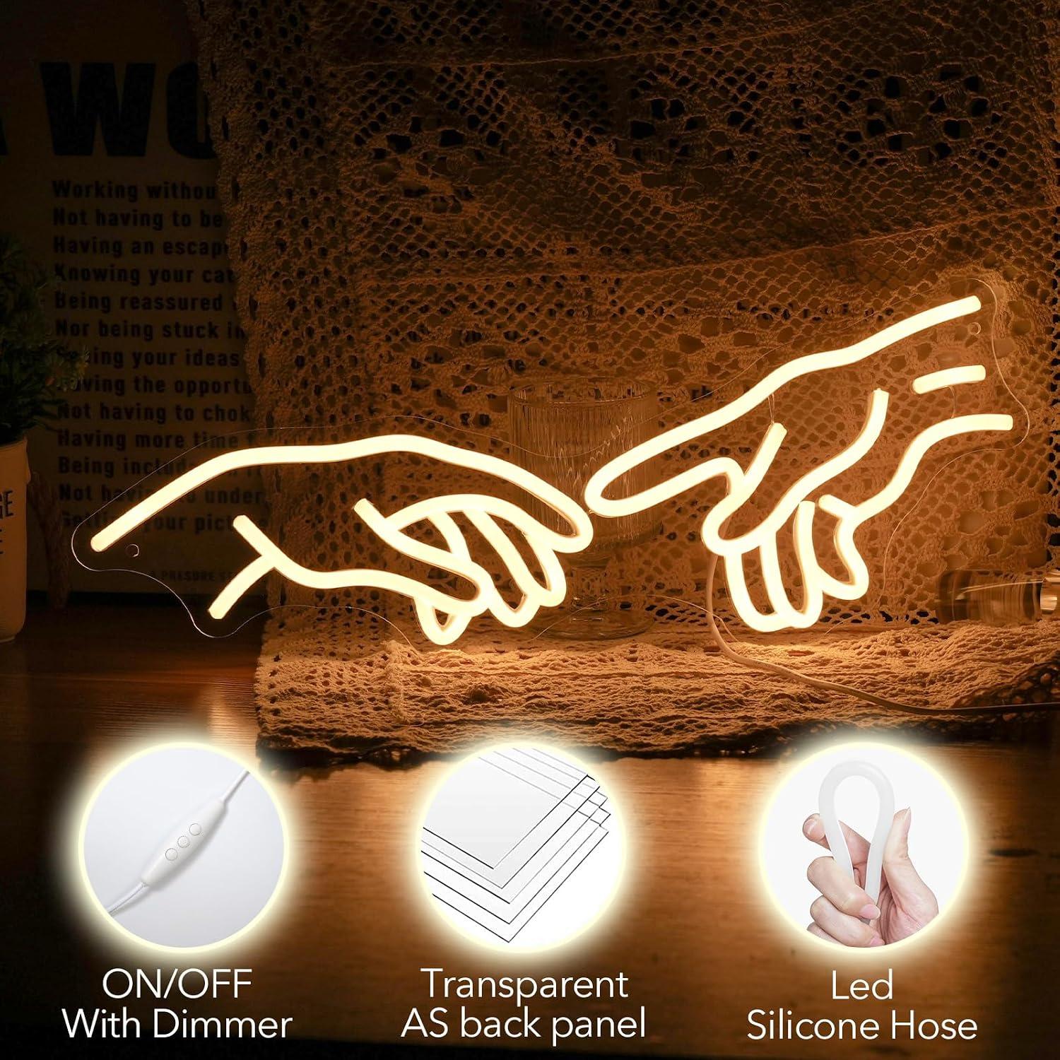 Letreiro Neon com Gestos das M - Party Games Shop avaliação e preço