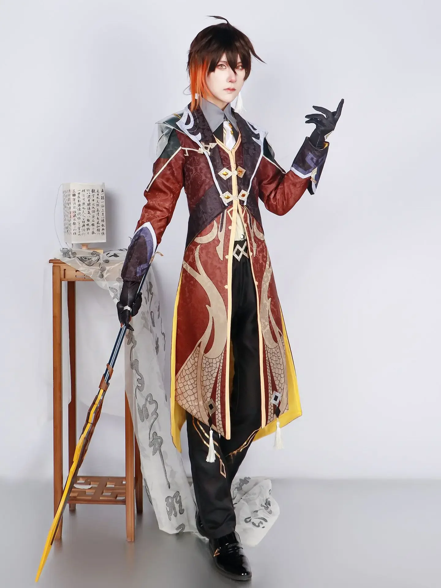 Fantasia de Cosplay Zhongli de - Party Games For Adults avaliação e preço