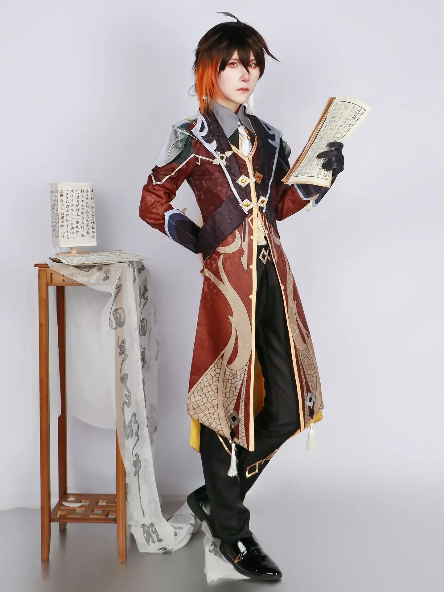 Fantasia de Cosplay Zhongli de - Party Games For Adults avaliação e preço