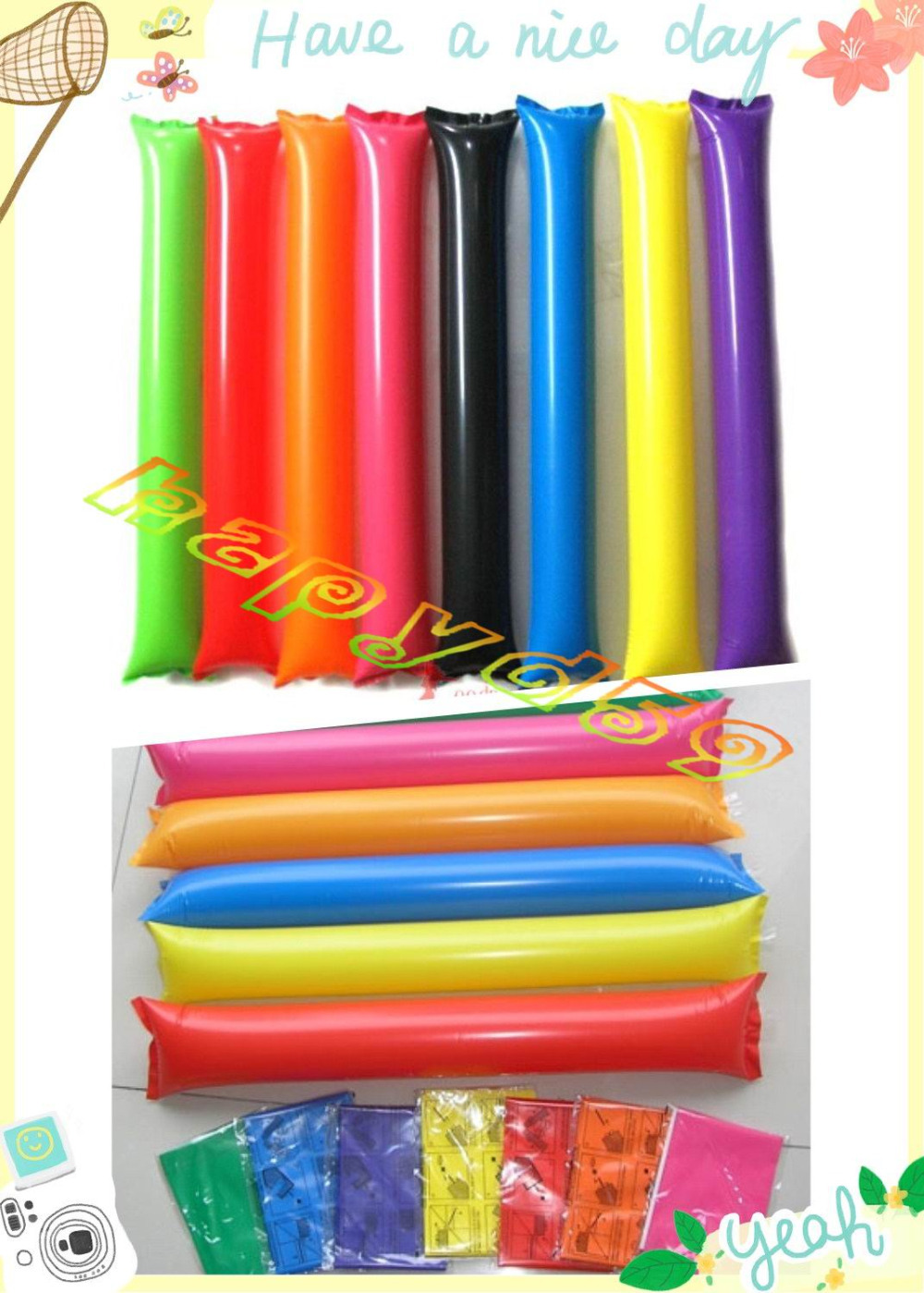 100 pçs 60cm clapper ballon pr - Party Games Engagement avaliação e preço