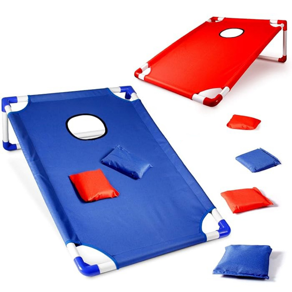 Conjunto portátil de cornhole  - Cornhole Board Set avaliação e preço