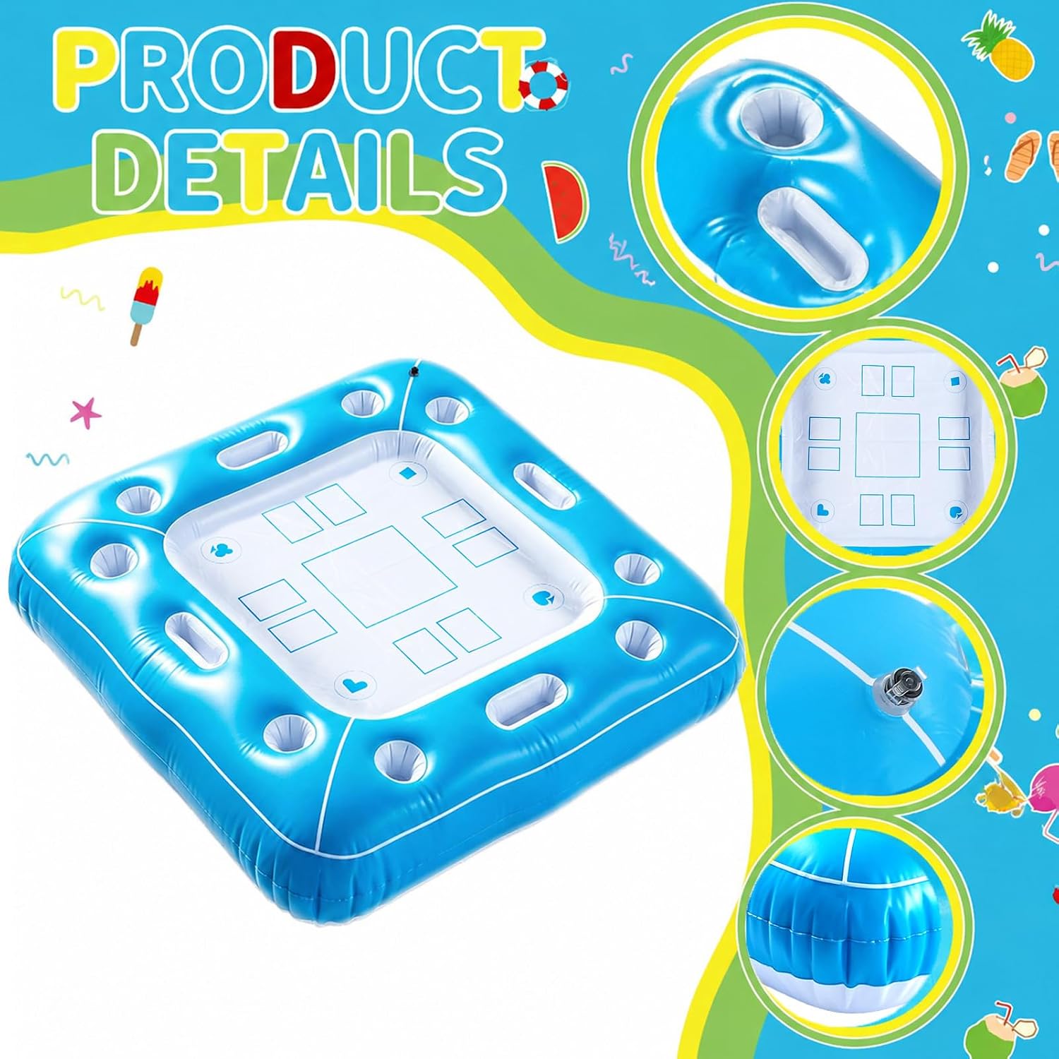 Mesa de Jogo Inflável Flutuant - Party Games Using Cards avaliação e preço