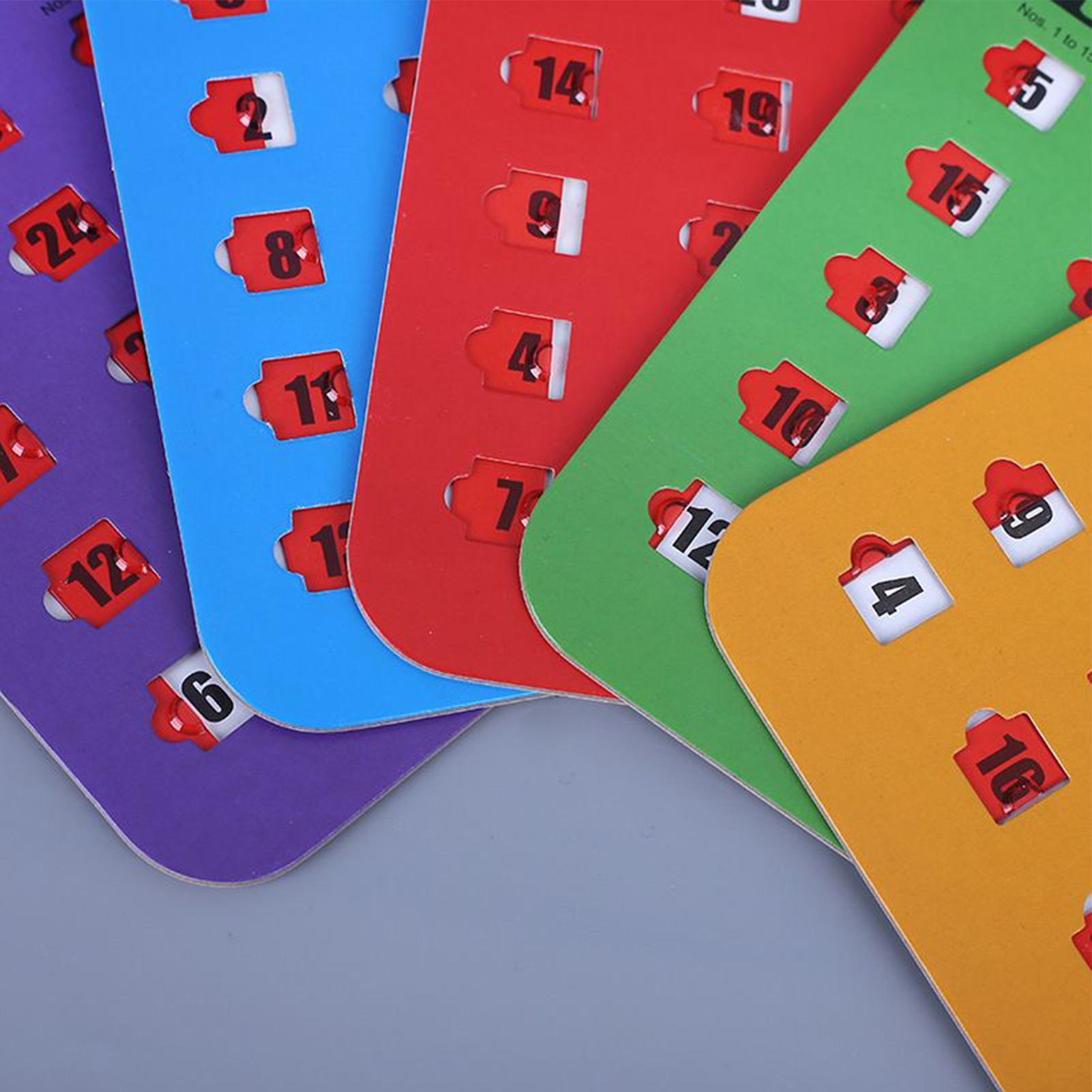 5 Cartas de Bingo com Impressã - Party Games For Adults Large Group avaliação e preço