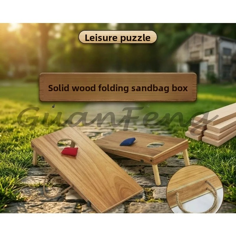 Conjunto de Cornhole de Madeir - Cornhole Board Set avaliação e preço