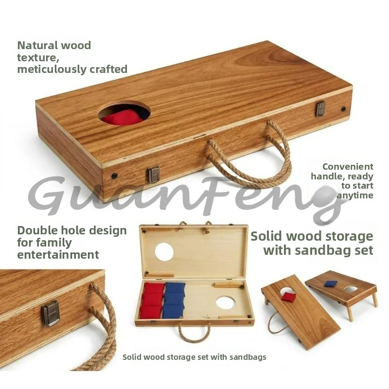 Conjunto de Cornhole de Madeir - Cornhole Board Set avaliação e preço