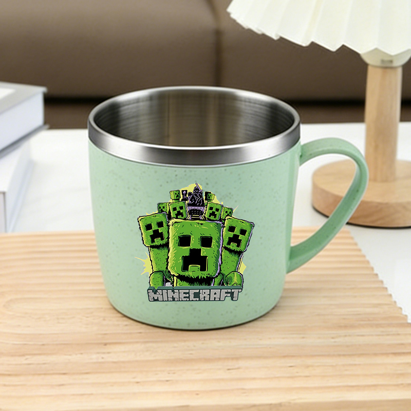 Novas Canecas de Aço Inoxidáve - Party Games Minecraft avaliação e preço