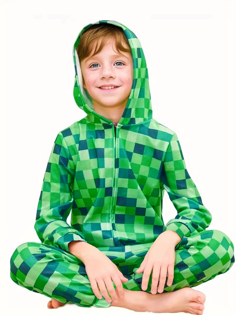 Traje trepadeira carnaval meni - Party Games Minecraft avaliação e preço