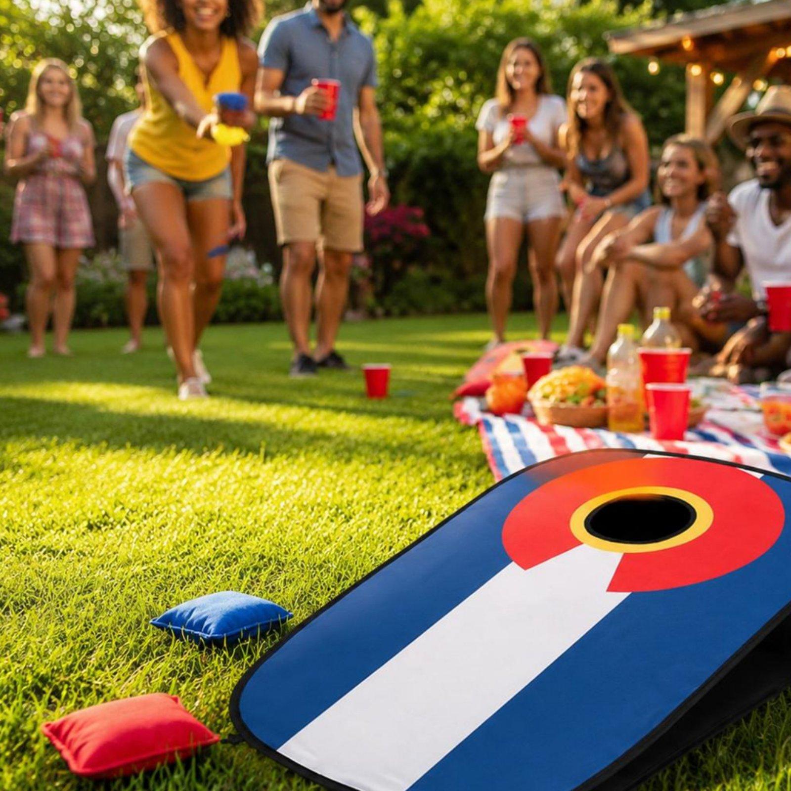 Conjunto de Tabuleiros de Corn - Cornhole Board Set avaliação e preço