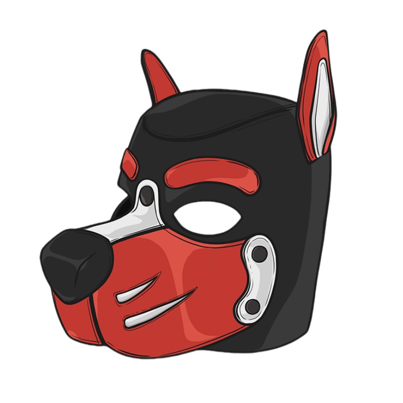 Máscara de capuz de cachorro c - Party Games Shop avaliação e preço