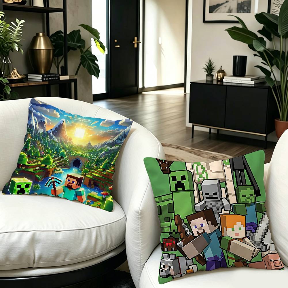 Capa de Almofada Personalizada - Party Games Minecraft avaliação e preço