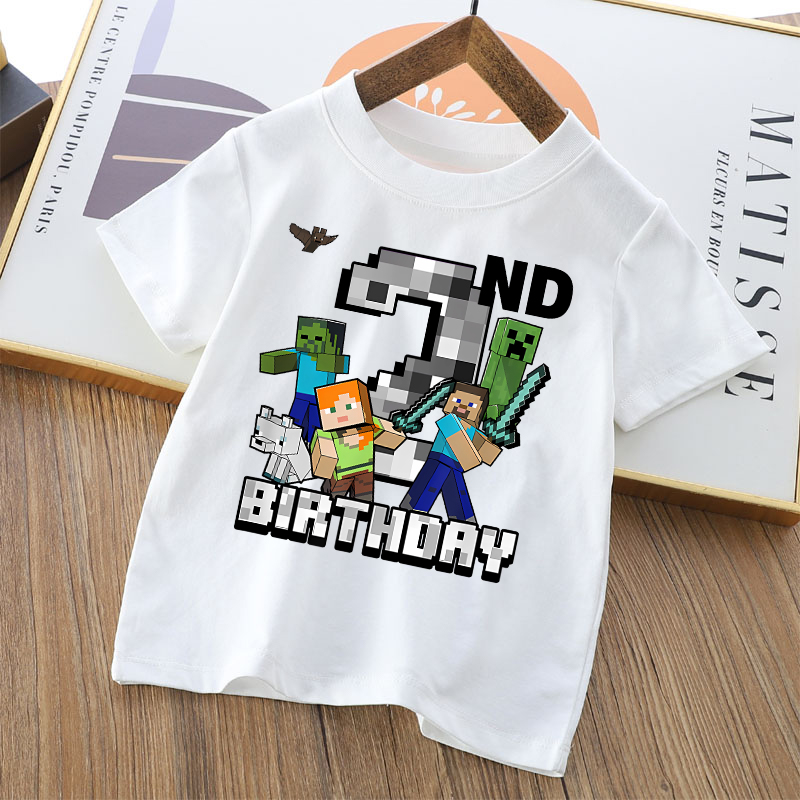 Camiseta de Algodão Estampada  - Party Games Minecraft avaliação e preço
