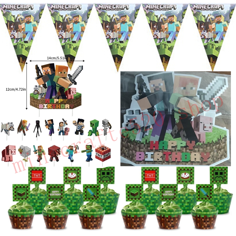 Mc pixel cartão de papel minec - Party Games Minecraft avaliação e preço