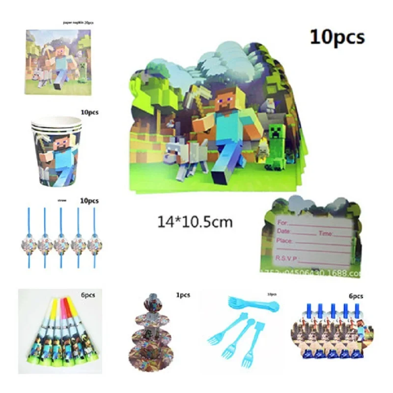 Mc pixel cartão de papel minec - Party Games Minecraft avaliação e preço