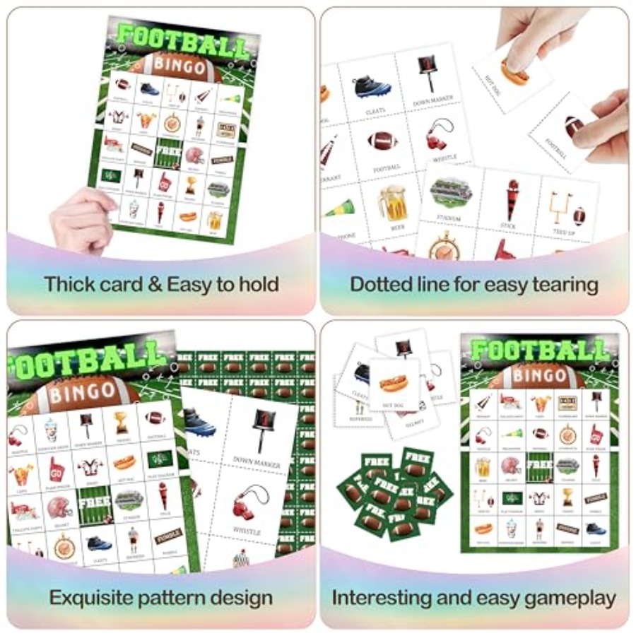 Cartas de Jogo de Bingo para F - Party Games For Adults Large Group avaliação e preço