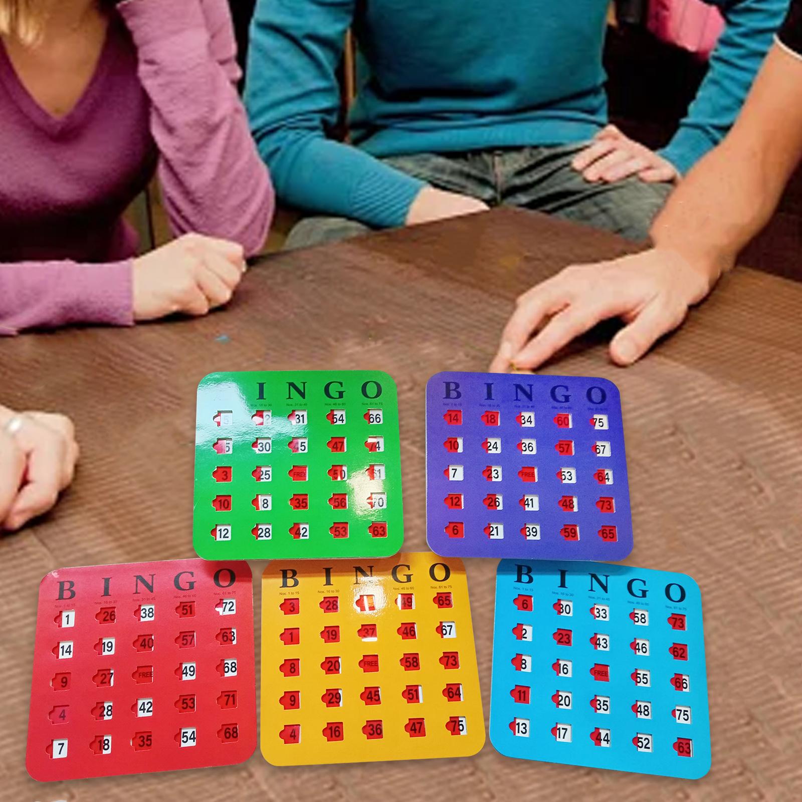 5 peças grande impressão bingo - Party Games For Adults Large Group avaliação e preço