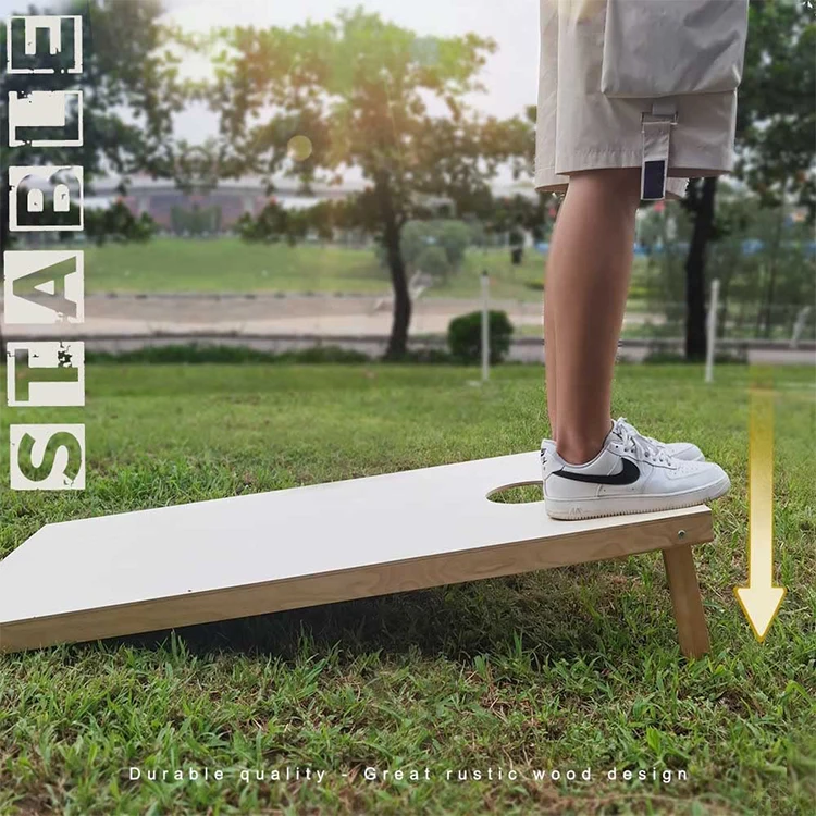 Inclui conjunto de 8 sacos de  - Cornhole Board Set avaliação e preço